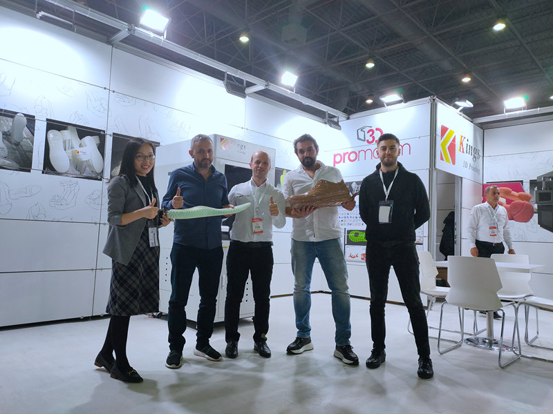 亮相土耳其AYSAF展 Kings工業(yè)級(jí)3D打印機(jī)在現(xiàn)場(chǎng)喜簽三單 亮相土耳其AYSAF展 Kings工業(yè)級(jí)3D打印機(jī)在現(xiàn)場(chǎng)喜簽三單